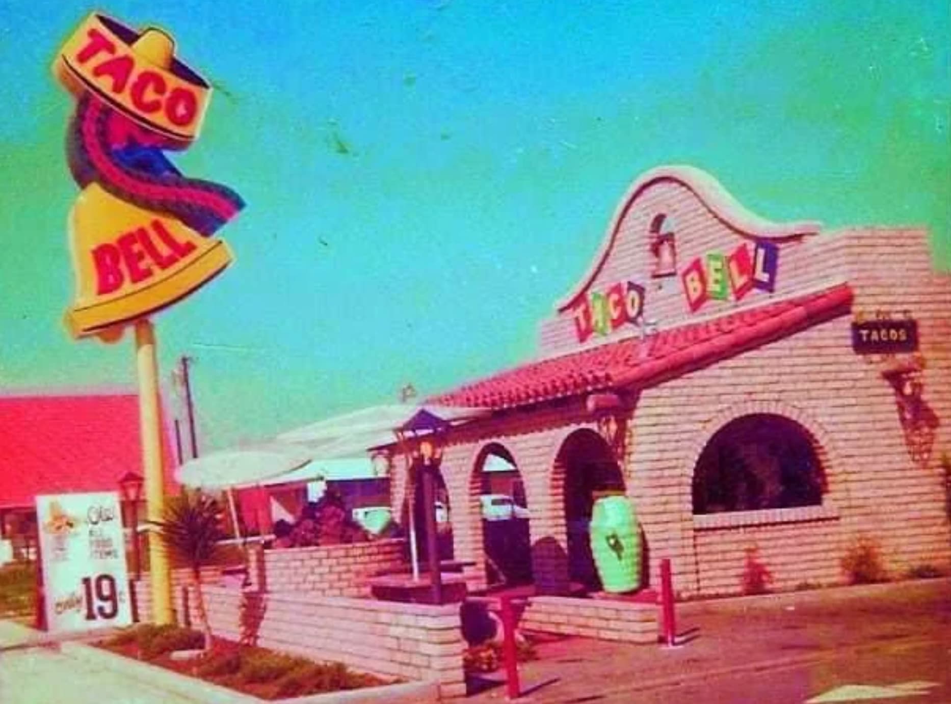 taco bell 1973 - Taco Bell 19 Taco Bell Tacos